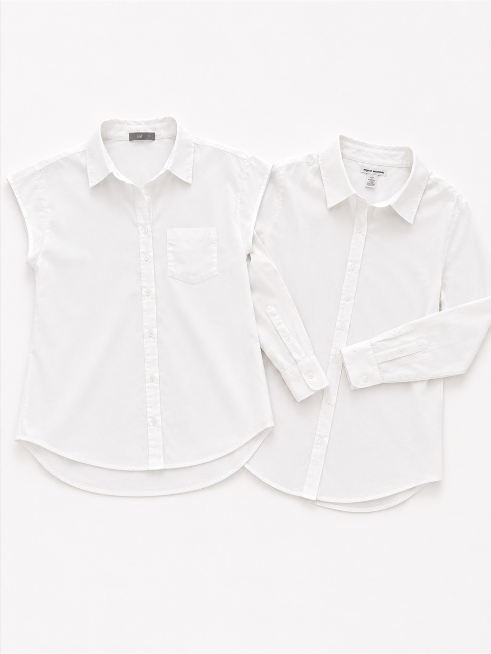 White Button Down Bundle M | Lee Riders + H&M | Capsule Wardrobe Basics